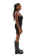 Racing Tank Top Dress (Black)