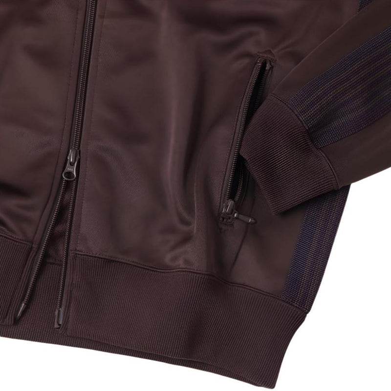 Needles Track Jacket - Poly Smooth (Dark Brown)