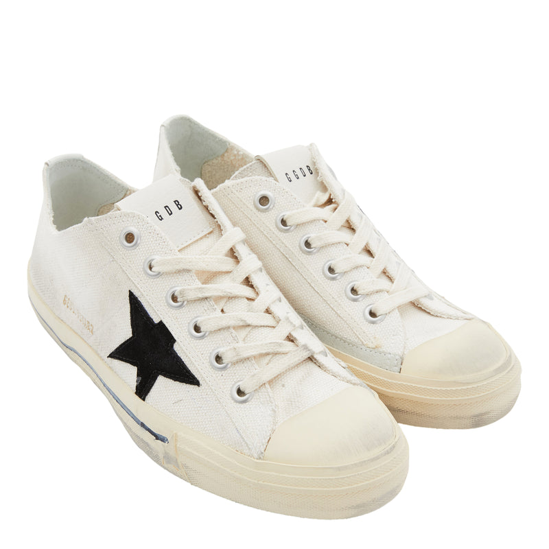 Men's V-Star 2 Canvas Sneakers (White)