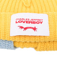 Chunky Rabbit Beanie (Yellow/Blue)