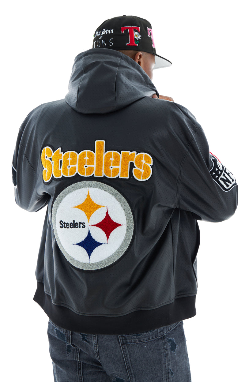 Steelers Hooded Jacket (Black)