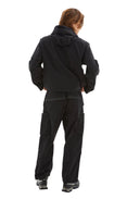 Nylon Stretch Cargo Pants (Black)