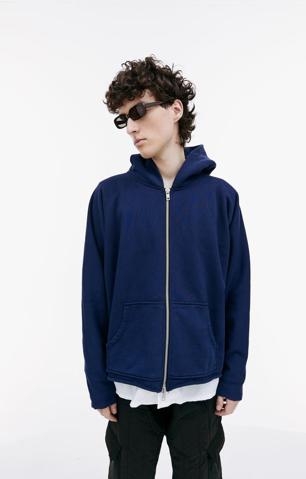 Zip-Up Hoodie (Azure)