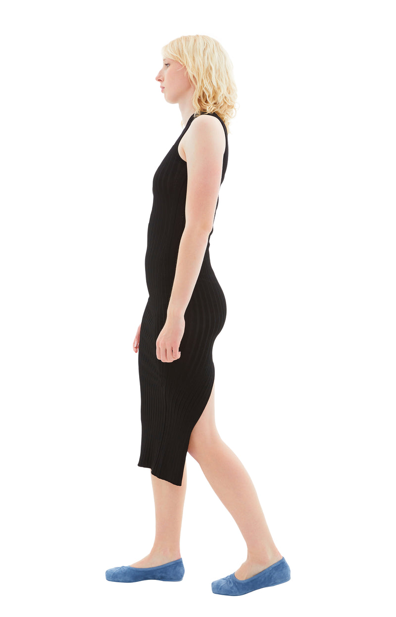 marni knit dress Marni - Yellow Ribbed Dress With Turtle Neck - Dresses - Woman