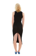 Knitted Sleeveless Dress w/Marni Logo (Black)