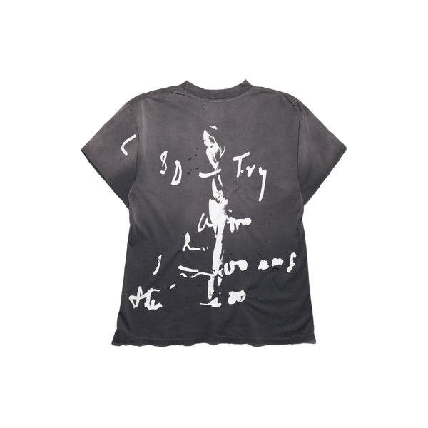 Anti-Intellectual Ethic T-shirt (Sun Faded Black)