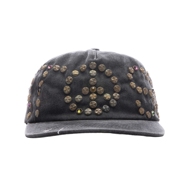 Studded Wrap Around Hat (Black)