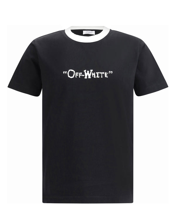 Off Quote Slim Tee (Black/White)