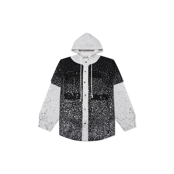Shattered Glass Knapp Ranch Hoodie (Black/Grey)