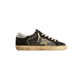 Women's Super-Star Leather Sneakers (Black/Taupe/Silver)