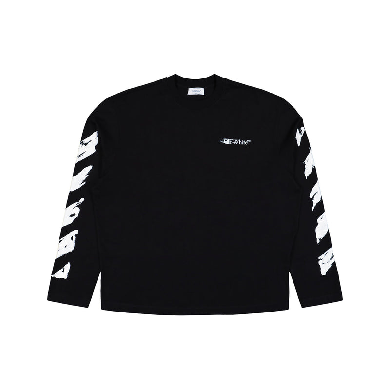 Ink Arrow 90S Skate Long Sleeve Tee (Black/White)