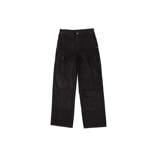 Waxed Cargo Pants (Coal)