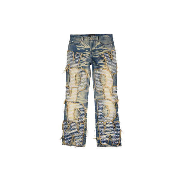 Who Decides War Overlay Denim (Denim)