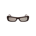x Jacquemus Capri Сroc-Effect Sunglasses (Brown/Gold)