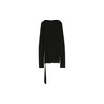Rib Long Sleeve Top (Black)