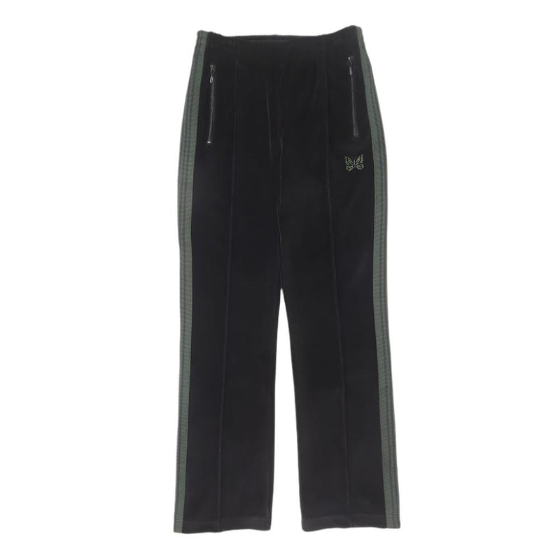 Narrow Track Pants - C/Pe Velour (Black)