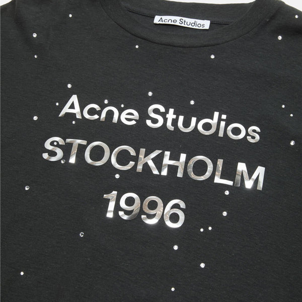 Logo Long Sleeve Crewneck T-Shirt (Black)