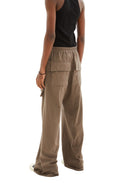 Creatch Cargo Wide Drawstring Pants (Dust)