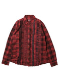 Flannel Ribbon Shirt (Red)