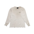 Classic Logo Distressed Thermal Long Sleeve (Dirty White)