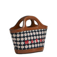 Tropicalia Micro Bag With Daisy Print (Red/White/Black)