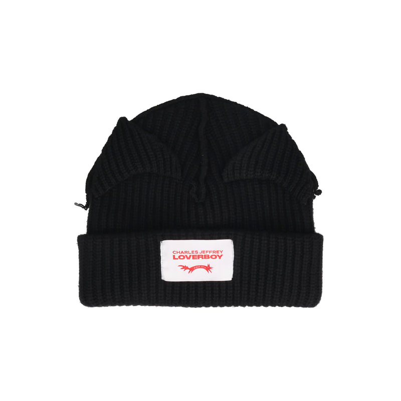 帽子 SUPERSIZED CHUNKY EARS BEANIE Supersized Chunky Ears Beanie (Black) – tons-shop