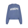 Organic Cotton Sweatshirt With Marni Print (Shadow)