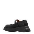 Leather Mary Jane With Platform Sole (Black)