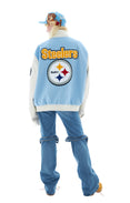 Steelers Bomber Jacket (Blue/White)