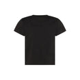 Shrunken Tee W/ Hotfix Logo (Washed Black)