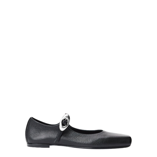 Billie Mary Jane Flat (Black)