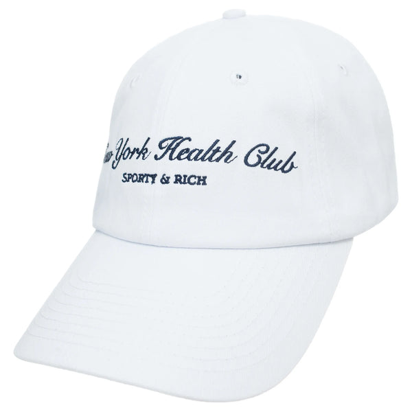 NY Health Club Hat (White/Navy)