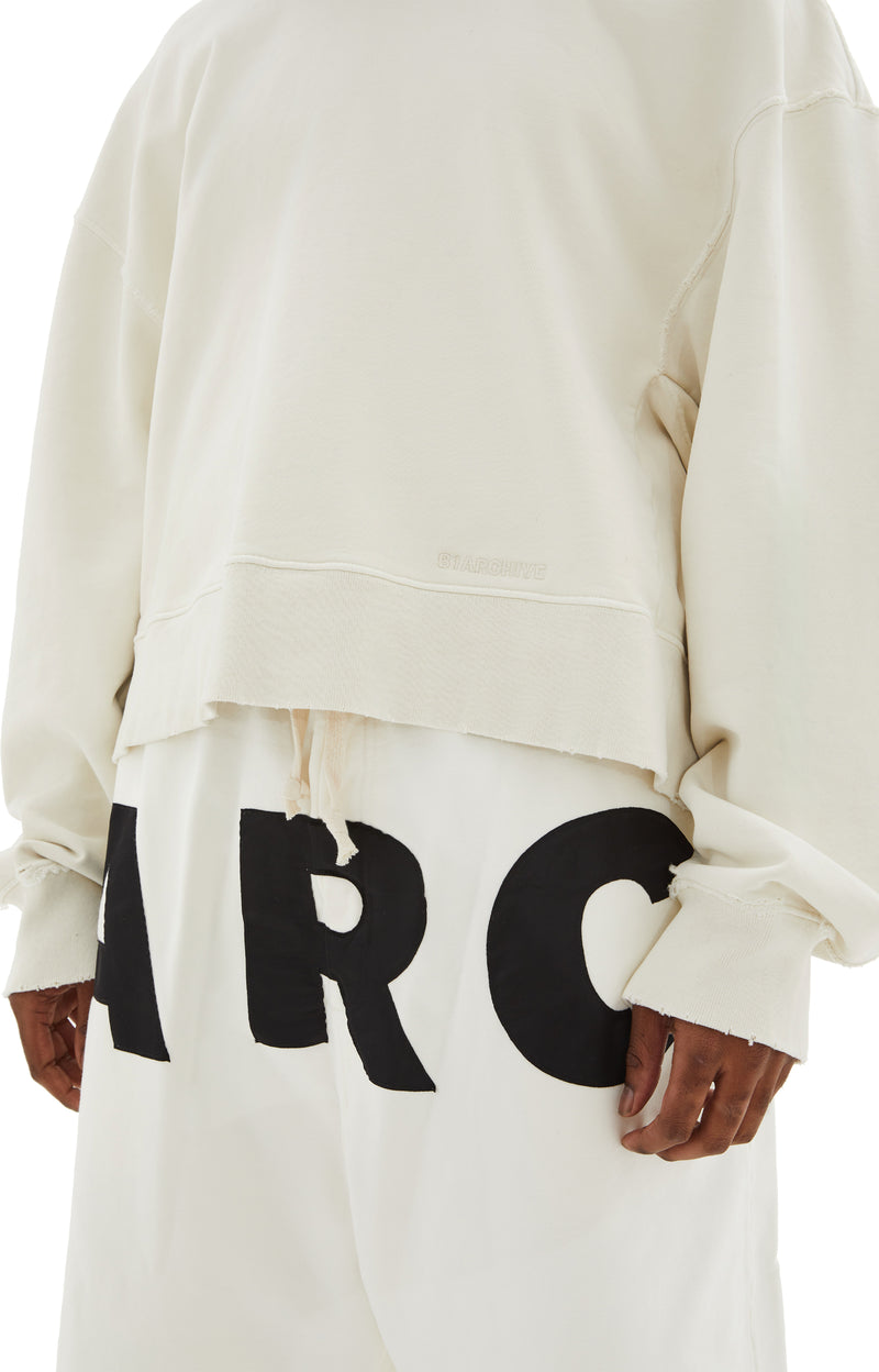 L/S Oversized Crewneck (Ecru)