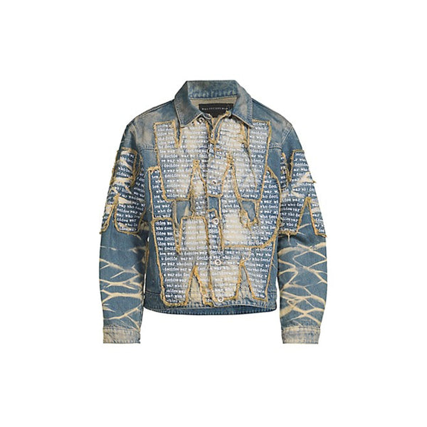 Who Decides War Overlay Jacket (Denim)