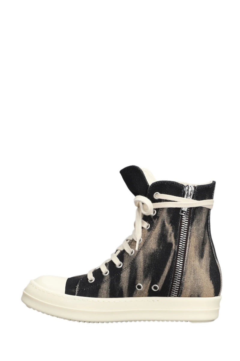 Women's High Top Sneakers (Black/Terracotta/Milk)