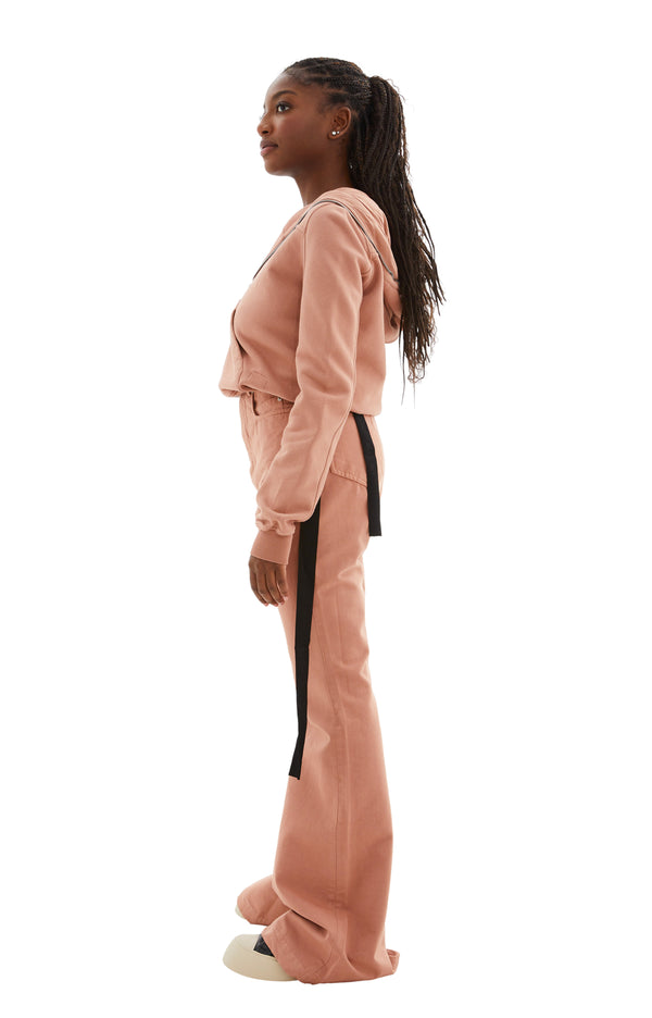 Bolan Bootcut Pants (Dark Pink)