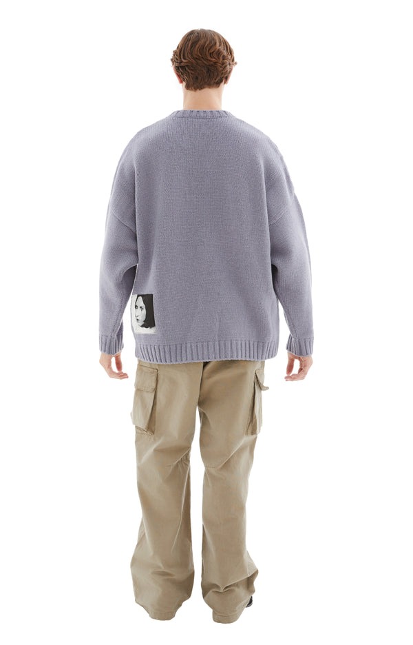 New Rose Wool Sweater (Lavender)