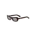 x Jacquemus Capri Сroc-Effect Sunglasses (Brown/Gold)