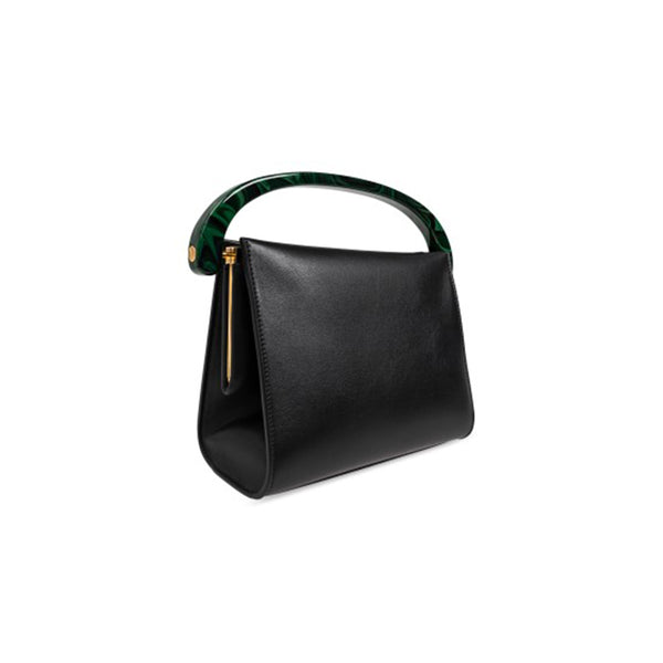 Medium Crisp Crossbody Bag (Black)