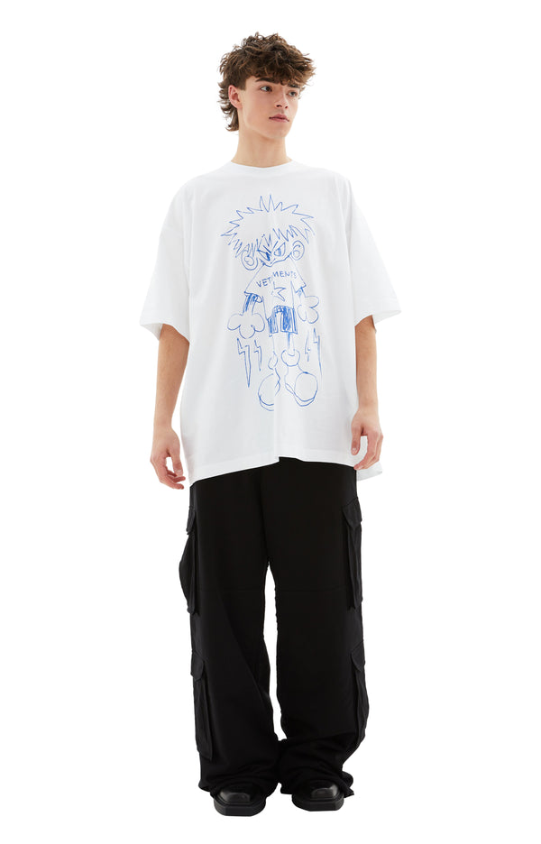 Scribbled Teen T-Shirt (White)