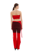 Knit Bandeau (Red)