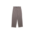 Carrot Leg Trousers (Gray/Purple Pinstripe)