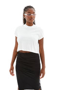 CROPPED SMALL LEVEL T-SHIRT (MILK)