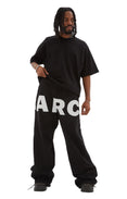 Wide Leg Sweatpants (Black)