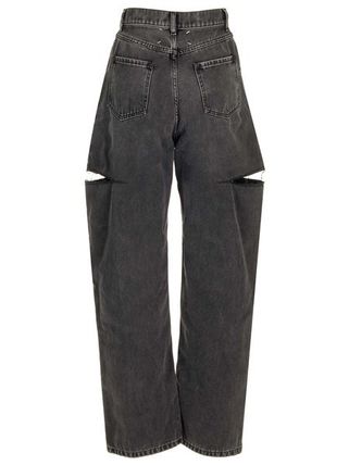 Women's Pants 5 Pockets (Black Washed)