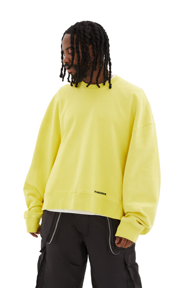 L/S Oversized Crewneck (Yellow)