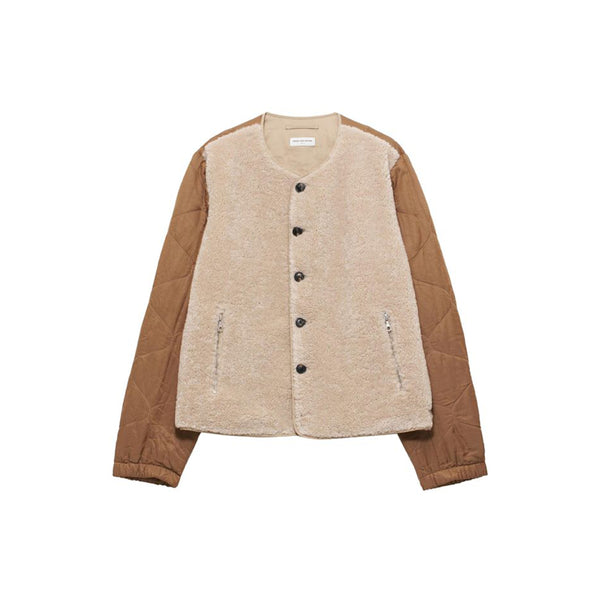 Faux Fur Jacket (Cream)