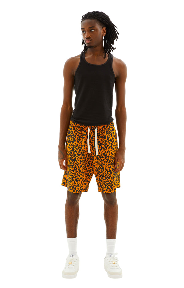 Cheetah Shorts (Orange/Black)