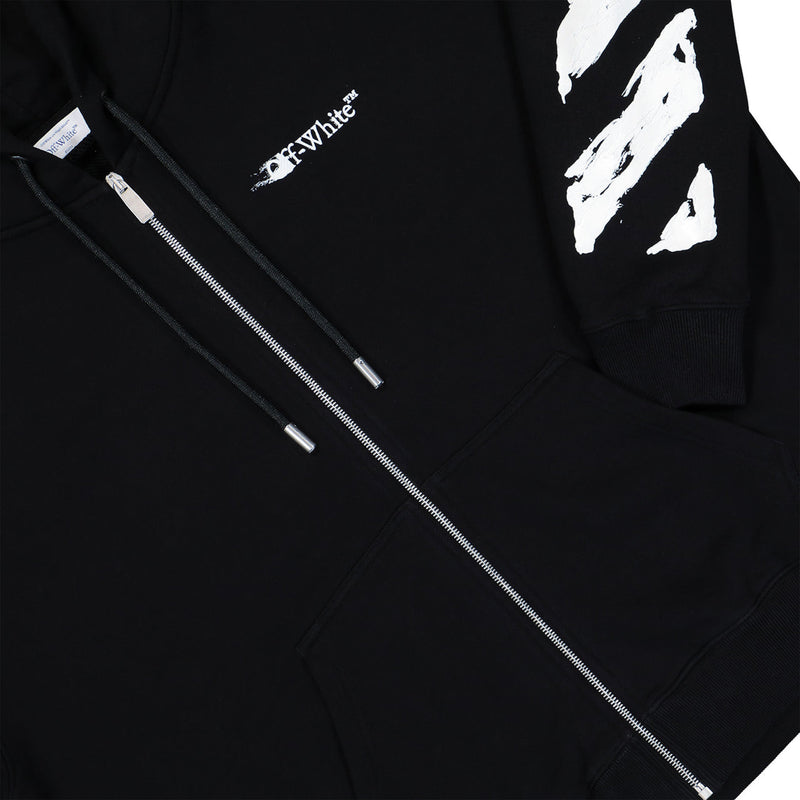 Ink Arrow Skate Zip Hoodie (Black/White)