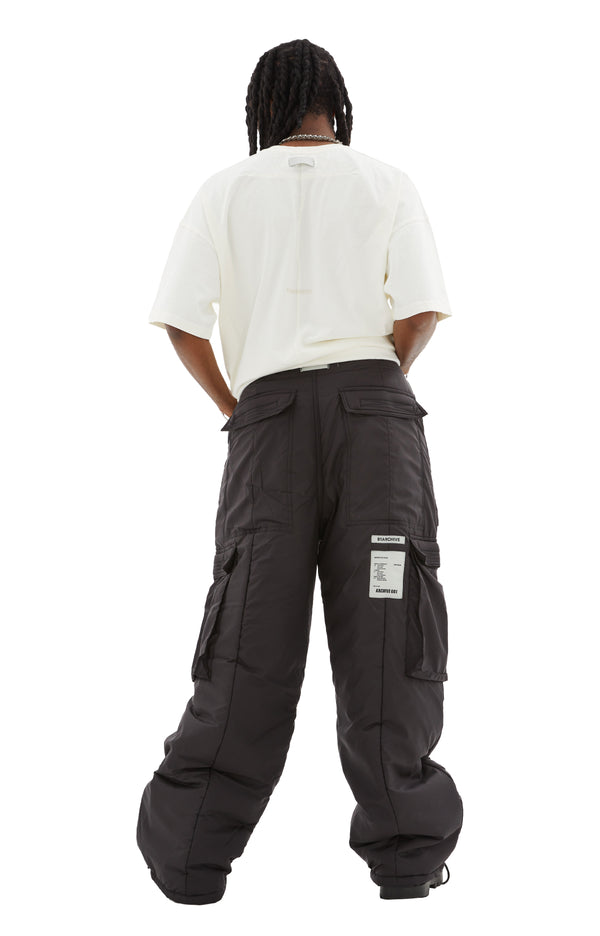 Wide Leg Cargo (Black)